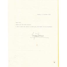 Eugen Ionescu ( Ionesco ), Document original, autograf! 1976